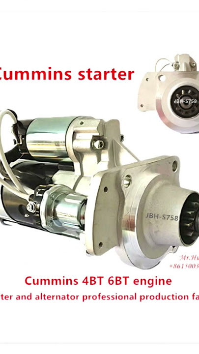 #Cummins starter JBH-S758#Cummins 4BT 6BT 528868 QDJ2622#Automotive starter/alternator/professiona