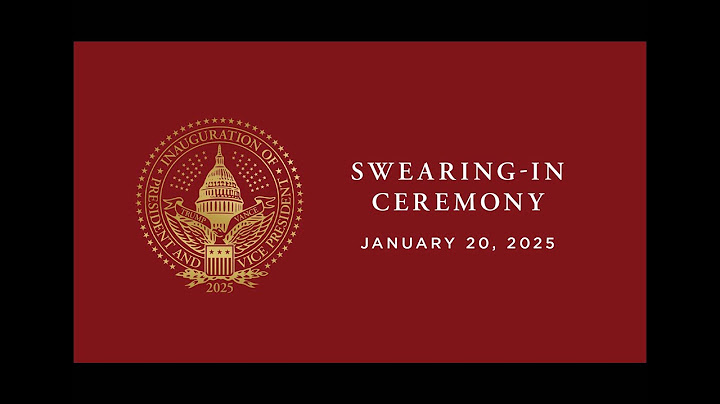 The 60th Presidential Inauguration Ceremony