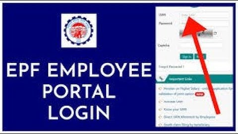 How to Login EPFO Account? Employees Provident Fund Organization | EPFO Portal Member Login Online