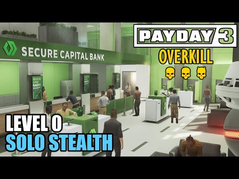 Playing PAYDAY 3 on my old GTX970 GPU... | PAYDAY 3 Solo stealth, OVERKILL at Lv0