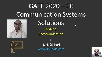 GATE 2020 Solutions - EC Communication Systems - Q6 - Analog Communication - Angle modulation