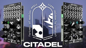 Bastl CITADEL - FX WIZARD Multi-effect processor & WAVE BARD Stereo Sample Player