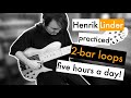 Henrik linder talks practicing 5 hours a day  the practice room