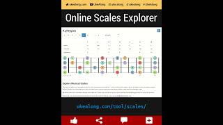 Explore Musical Scales - Online Tool Demo #Shorts