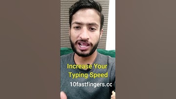 How to Increase Typing Speed | How to Type Faster #Shorts