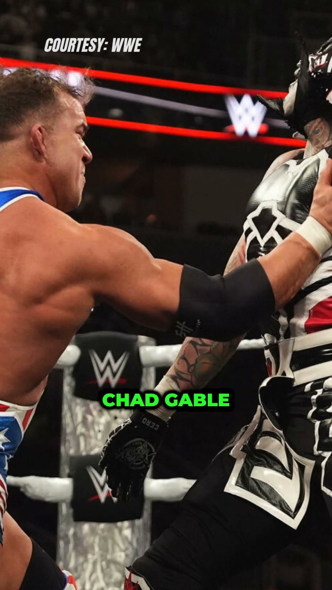 Penta’s debut injury Just great selling after a clash with Chad Gable! #Penta #WWE #shorts