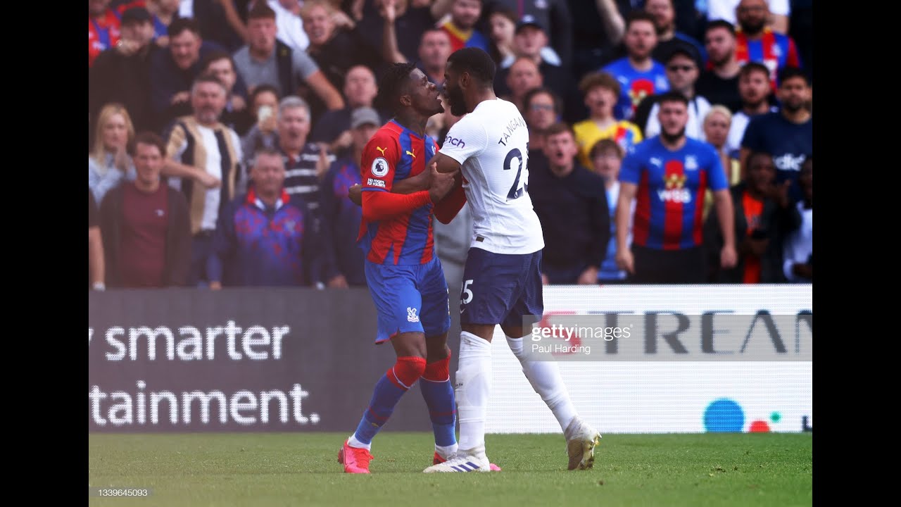 Japhet Tanganga Red Card Crystal Palace vs Tottenham 0-0 - YouTube