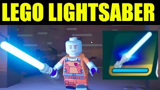 How to get lightsaber in lego fortnite (equip a lightsaber)