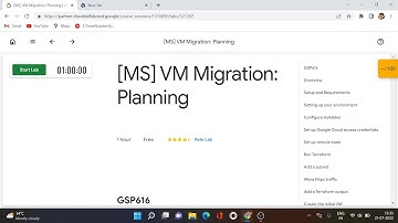 VM Migration Planning | Qwiklabs | Google Cloud Platform