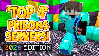 TOP 4 PRISON SERVERS *2026* | Best Minecraft OP Prison | 1.8/1.19/1.20+ JAVA &amp; BEDROCK SERVER