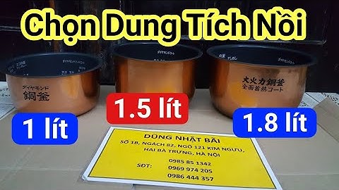 Nồi 1.8 lít nấu được bao nhiêu gạo năm 2024