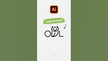 How to design clever OWL logo | Adobe illustrator tutorial #logotutorial  #logodesign