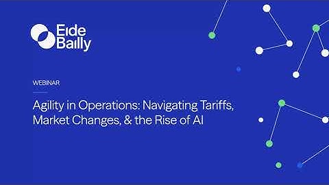 Agility in Operations: Navigating Tariffs, Market Changes, & the Rise of AI
