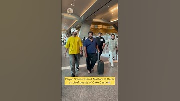 Dhyan Sreenivasan & Mastani at Qatar🔥  #actor #actress #mallu #kerala #music #singer #mastani