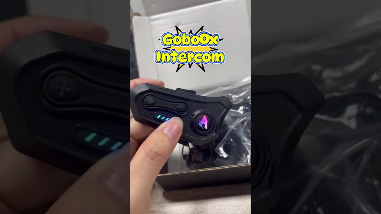 Goboox Intercom Helm Motor Bluetooth 5.4 IPX7 1000M 