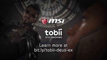 How To Play Deus Ex: Mankind Divided w/ Eye Tracking: Clean UI | MSI x Tobii