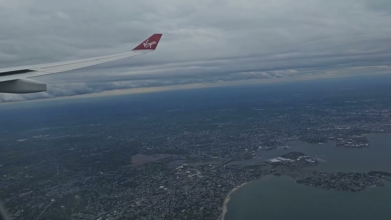 *MUST WATCH* BEAUTIFUL FLIGHT from London Heathrow to Boston Logan Int'l, May 2024.