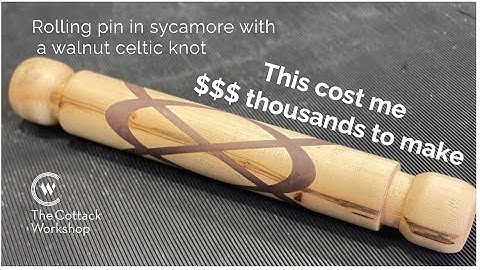 Celtic Knot Rolling Pin that cost me $$$ thousands.