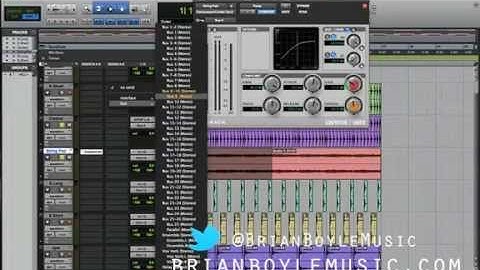 ProTools Tutorial - How to Apply Side Chain Compression: Part 3