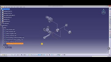 CATIA V5R2017 - DMU-Fitting - Rotational Clamp Disassembly and Assembly