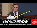 Josh Hawley Delivers Fiery Remarks On Senate Floor | 2023 Rewind