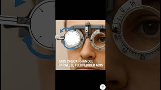 "Jackson Cross Cylinder Explained in 1 Minute 🔍| Axis & Power Refinement Made Easy!"#optometry #eyes