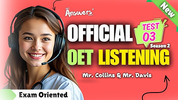 OET LISTENING TEST 09.05.2025 | #oet #oetexam #oetnursing #oetlisteningtest