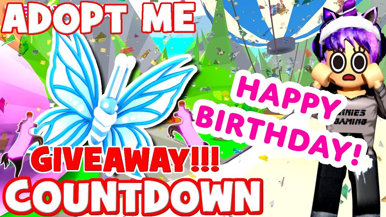 🔴Roblox Adopt Me BIRTHDAY 💵 2x Weekend 💵 LIVE COUNTDOWN GIVEAWAY YouTube