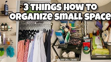 3 dingen om je kleine ruimte te organiseren