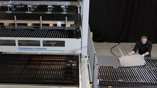 LVD laser cutting machine with third shuttle table and laser automation