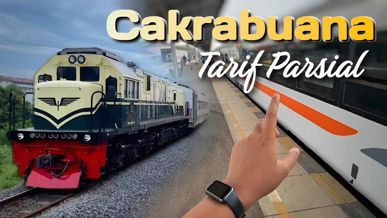 NGGAK PERLU TUNGGU TARIF KHUSUS 🤩 Naik Kereta Cakrabuana Ekonomi Tarif Parsial Cirebon-Jakarta