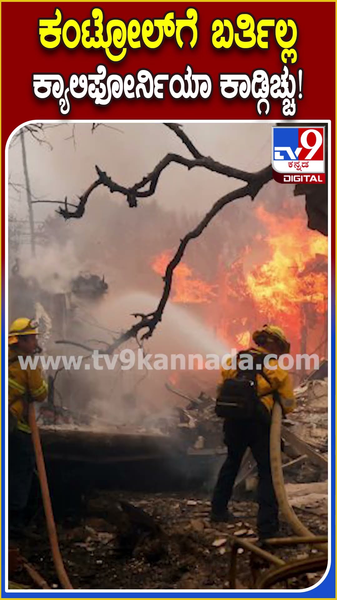 ಕಂಡು ಕೇಳರಿಯದ ಅಗ್ನಿ ಅವಘಡ.. ಲಾಸ್ ಎಂಜಲೀಸ್, ದಕ್ಷಿಣ ಕ್ಯಾಲಿಫೋರ್ನಿಯಾದಲ್ಲಿ 4 ದಿನಗಳಿಂದ ಕಾಡ್ಗಿಚ್ಚು!| #TV9D