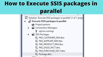 86 SSIS-pakketten parallel uitvoeren | Taken parallel uitvoeren in SSIS