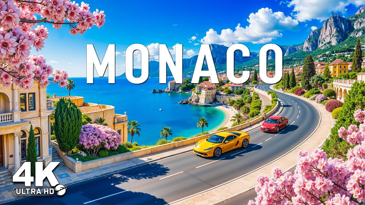 Monaco 4K Drone Footage | Monte Carlo Views, Blue Seas & Riviera Elegance