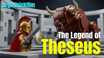 Theseus vs. The Minotaur in the Labyrinth | Lego Brickfilm