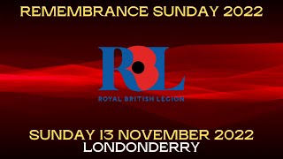 Remembrance Sunday Londonderry 2022