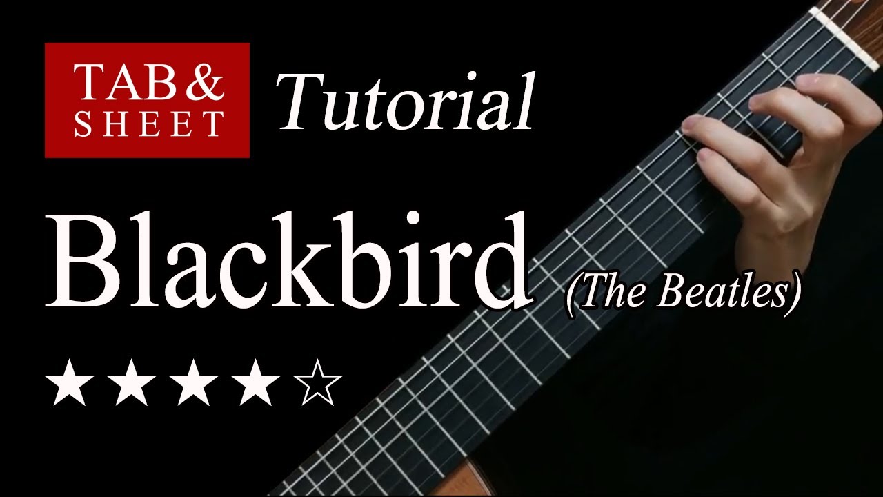 Blackbird (The Beatles) - Fingerstyle Lesson + TAB Blackbird (The Beatles) - Fingerstyle Lesson + TAB
