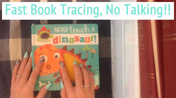 ASMR * Fast Book Tracing * Kid's Books * Tapping & Scratching * No Talking * ASMRVilla