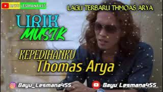 Thomas Arya - Kepedihanku || lagu terbaru || ( lirik musik ) Slowrock