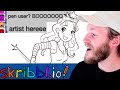 Professional ARTIST plays Skribbl.io - CHEATING?- Part 2