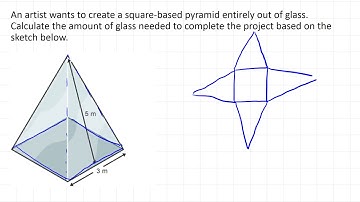 Surface Area of Pyramids with Nets