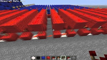 Minecraft Redstone Tutorial : binary calculator pt3 -  Binary to decimal decoder