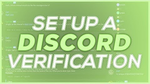 How to Make a Discord Verification System with Carl-Bot