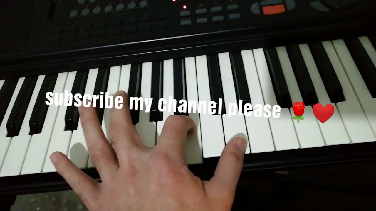كوردات بيانو روعه وسهله - YouTube