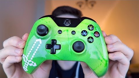 ★NEW AMAZING!! Custom Minecraft Xbox One Controller Unboxing From @AcidicDesigns★