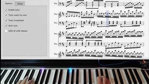 PianoTutor with AutoSync (MuseScore+Arduino+LEDs)