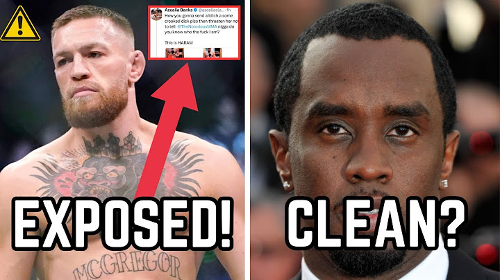 Se filtra información sobre el desnudo de Conor McGregor y la actualización judicial de P Diddy