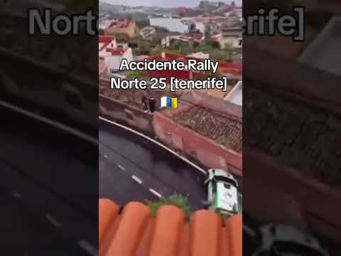 Vídeo del impacto del piloto Yeray Lemes en el Rally de Canarias (Tiktok)