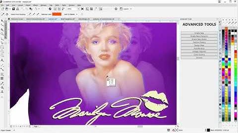 Dutone with Color CorelDRAW tutorial t-shirt design