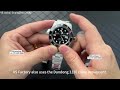 VSF 40mm Black Diver: No-Date VS3130 vs Date VS3135 Movement Comparison